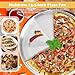AWTBDP 13½ Inch Pizza Pan for Oven, Non-Stick Large Round Stainless Steel Pizza Pans, Durable Non-Toxic Pizza Tray for Cookie Pizza Pie Cake, Easy Clean & Dishwasher Safe
