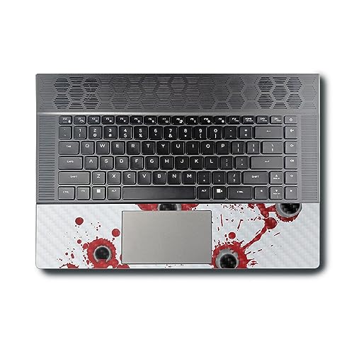 Image of MightySkins Carbon Fiber Skin Compatible with Alienware X16 R1 (2023) Full Wrap Kit - Bullet Holes | Protective, Durable Textured Carbon Fiber Finish | Easy to Apply & Change Styles | Made in The USA