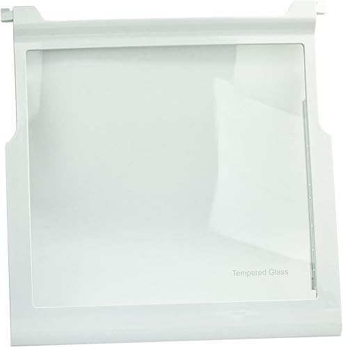 Miniatura 1 de W10276341, WPW10276341, W10167066, 2309523, 2309560 Estante de vidrio compatible con repuestos de repisa de refrigerador Whirlpool. Número de pieza: