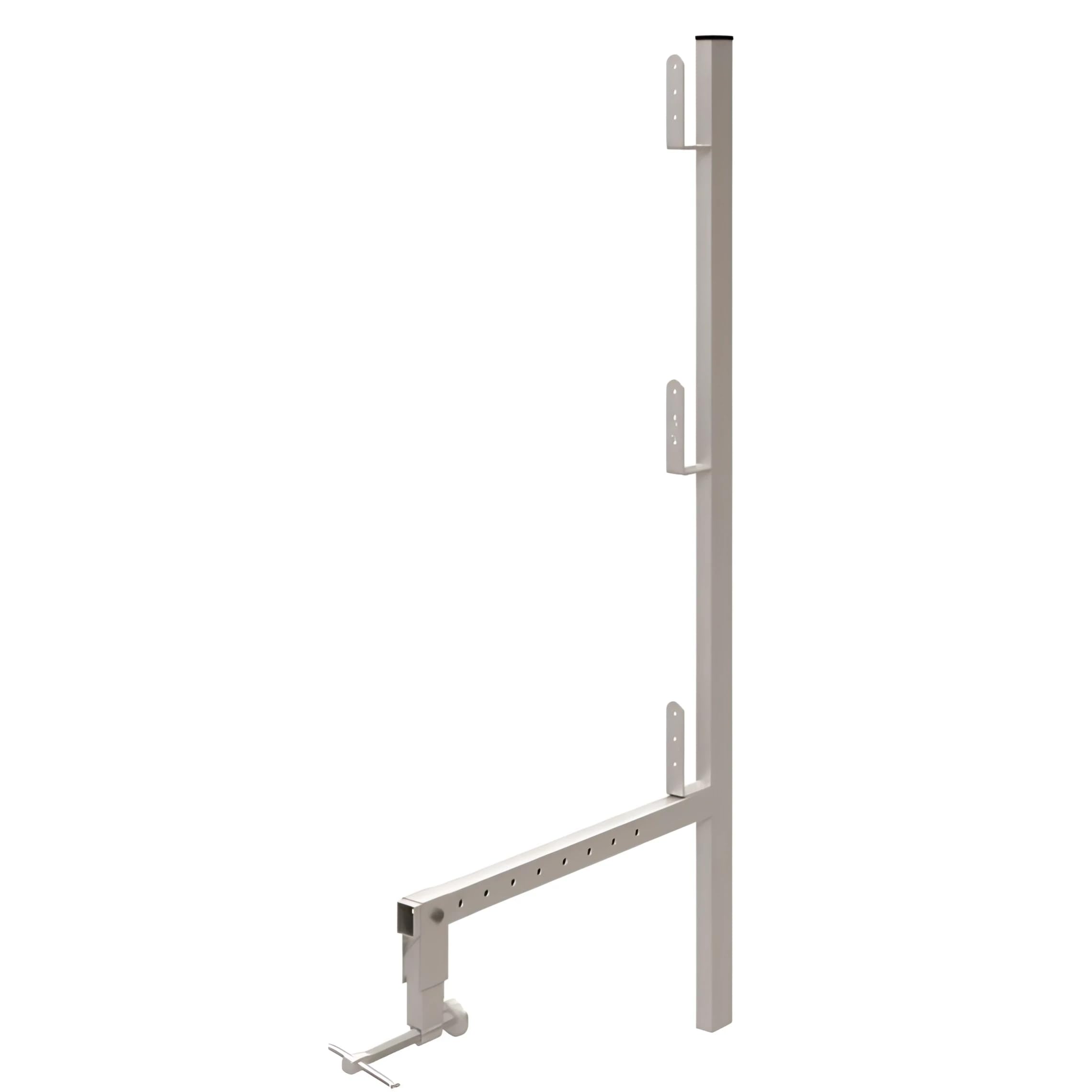 FERRI GROUP Parapetto Registrabile per Cordolo fino a 30cm, Made in Italy – Sicurezza in Altezza Cantieri e Lavori Edili - Parapetto Provvisorio contro le Cadute in Cantieri Edili, Balconi, Terrazzi.
