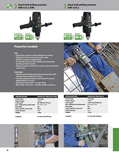 Taladro manual CS Unitec EHB 32/4.2 220V 15.5 A miniatura 2