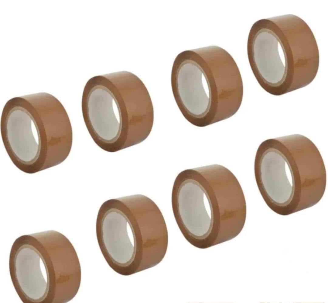 MHWonder 555 Brown BOPP tapes 3 inch width * 65 metres (pack of 8) (42 mic) | Self Adhesive High-Strength Packing Tape Rolls | Industrial Tape for Home, Office use & Box Packing| (B0CPBXKYY5) Amazon Price History, Amazon Price Tracker
