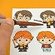 DIAMANTINY Harry Potter – Wizarding Deco Stickers – Kreieren Sie das Mosaik, Crystal Art, Diamond Painting, 27 Aufkleber zum Dekorieren mit Edelsteinen, mehrfarbig, 21101