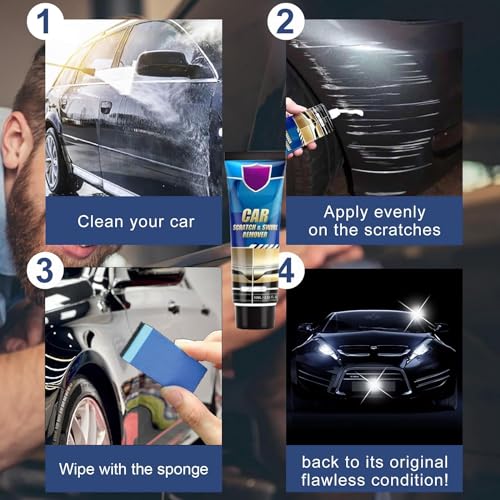 Kit profesional para remover rayones de auto 120ml miniatura 5