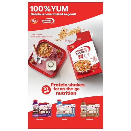 Premier Protein Chocolate Almond Protein Cereal, 9 oz Box - image 8