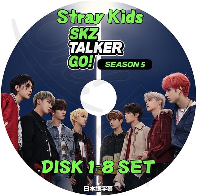 K-POP DVD A スキズ TALKER GO! Season5 8枚SET EP01-EP32 日本語字幕あり 韓国番組 KP