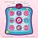 RUNJIAER Kids Dance Mat for Girls Boys Ages 3-12, Interactive Electronic Rhythm Dance Pad with Built-in Music & Adjustable Volume, Fun Toddler Active Play Toy Gift for Holiday Birthday Party