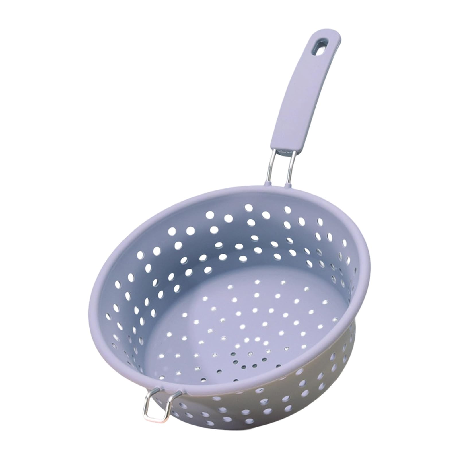Ekoama Silicone Nonslip Strainer With Nonrust Steel Meshes Easy Soup Strainer For Kitchens Cooking And Soup Filtering