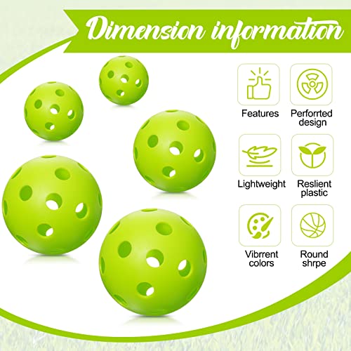 image for Vinsot 24 Pack Baseball Practice Balls Plastic Training Baseballs Ligh