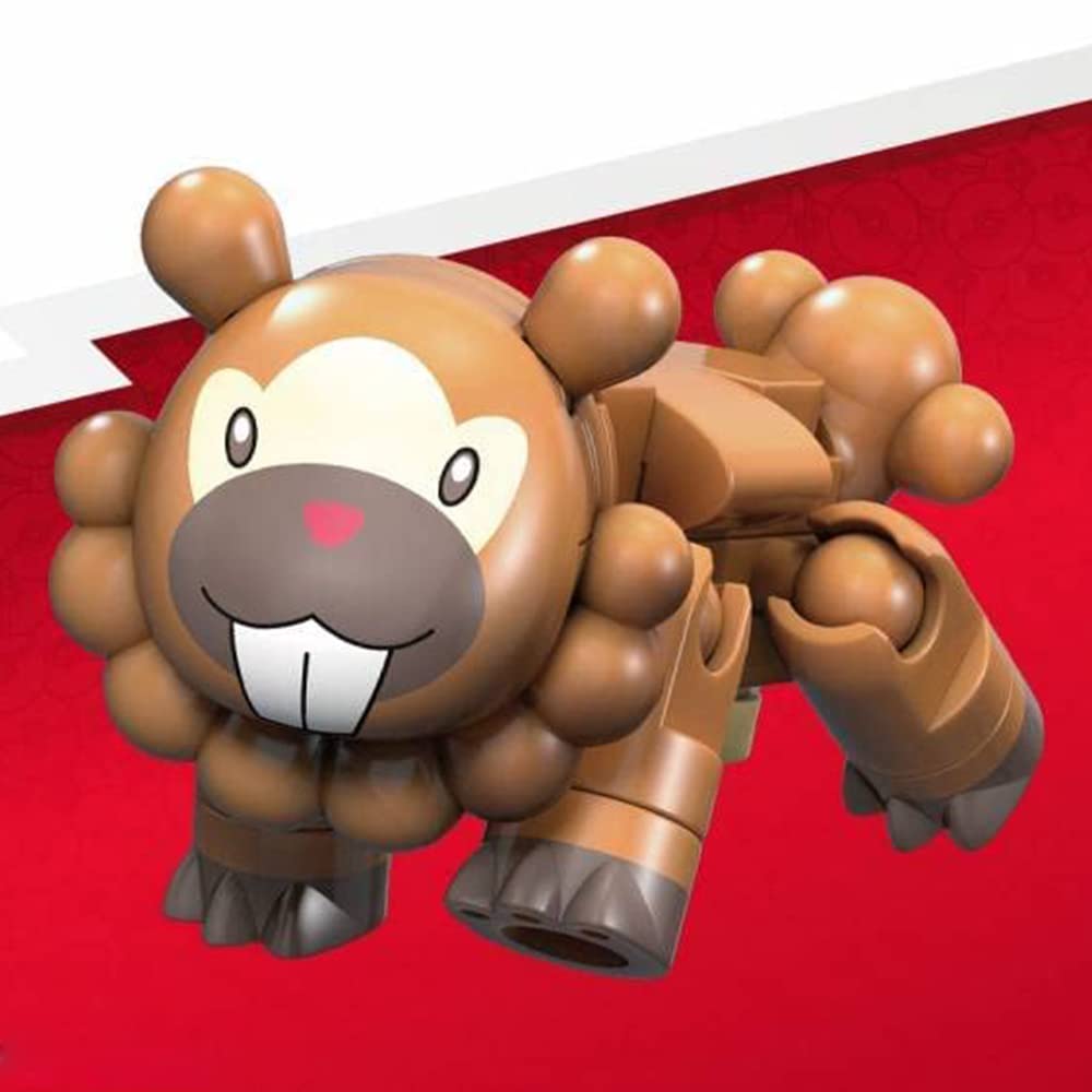 Amazon.com: MEGA Pokemon Bidoof Building Set with 22 Bricks and Special  Pieces, Toy Gift Set for Ages 6 and up : Toys & Games