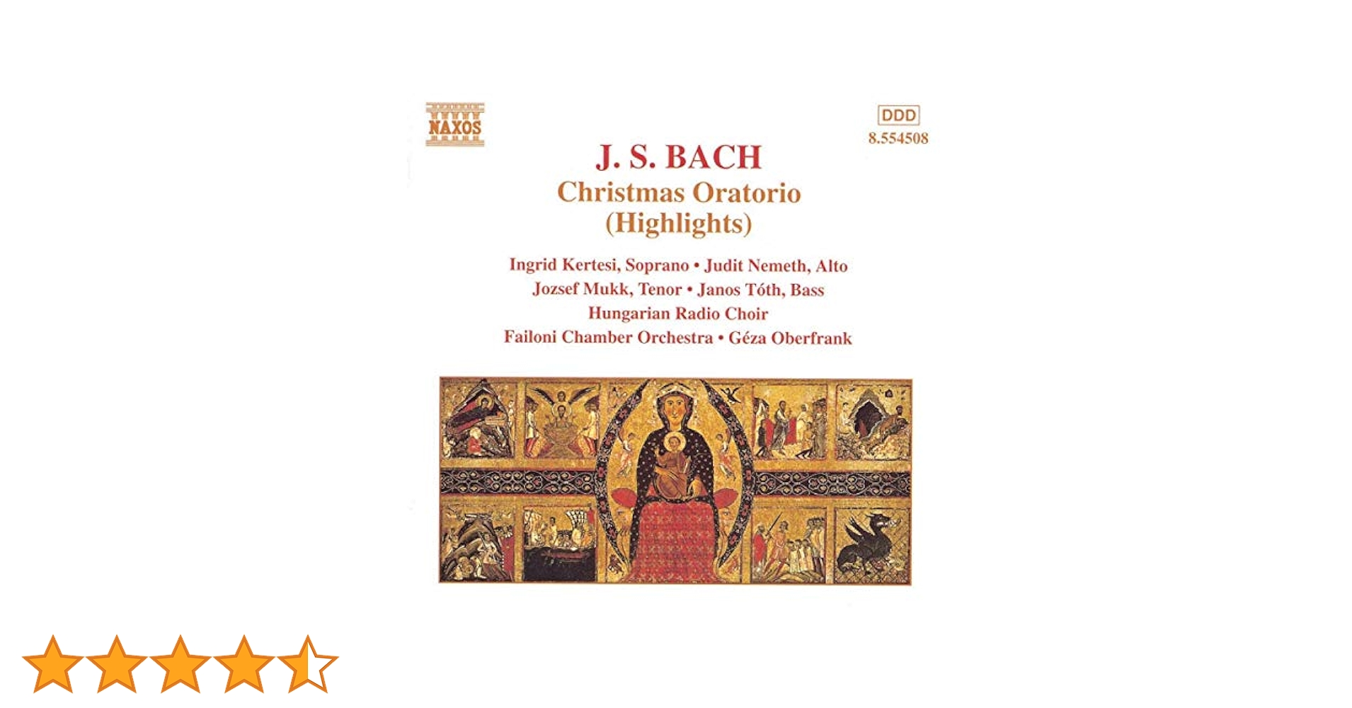 【中古】 Xmas Oratorio Highlights / Amazon.com: Christmas Oratorio (Highlights): CDs & Vinyl