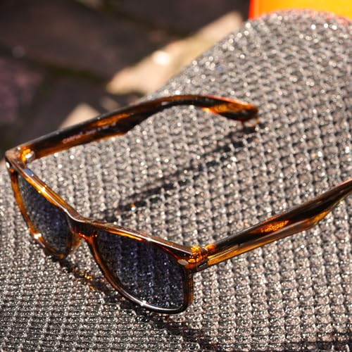 CARFIA Square Womens Sunglasses Men Polarized,Classic Retro Vintage TR90 Frame UV Protection Outdoor Driving Sun Glasses2