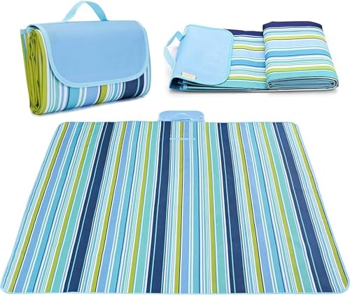 Cuisine Art Foldable Picnic Blanket Waterproof Beach Blanket Waterproof Picnic Blanket Portable Picnic Mat Portable Beach Mat For Outdoor Camping Family Outdoor Park Garden