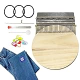 Hezudiay Stopf Loom - Zum Stopfen Und Flicken, Strick Flicken Set, Flickwerkzeug Und Stopfwerkzeug Zum Nähen, Strickrahmen,für Kleidung Socken Jeans Garn Bastelprojekte Stickerei