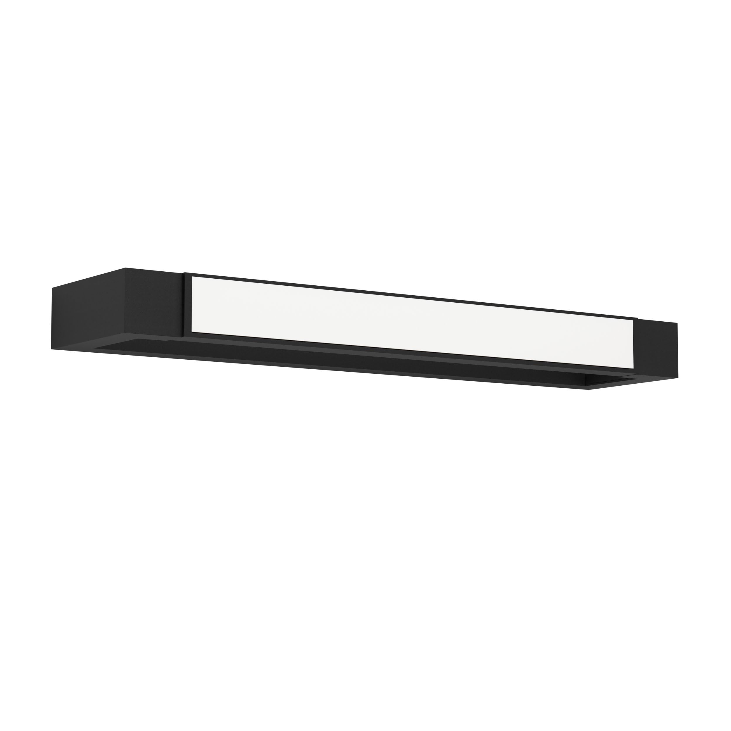 EGLO LED aplique Gemiliana, lámpara de espejo de baño metal negro | y plástico blanco, iluminación blanco neutro, IP44