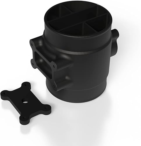 Adaptador de entrada de aire de 3 pulgadas para Skyactv Active 1.5 2.0 2.5 - Compatible con Mazda 3 - Negro