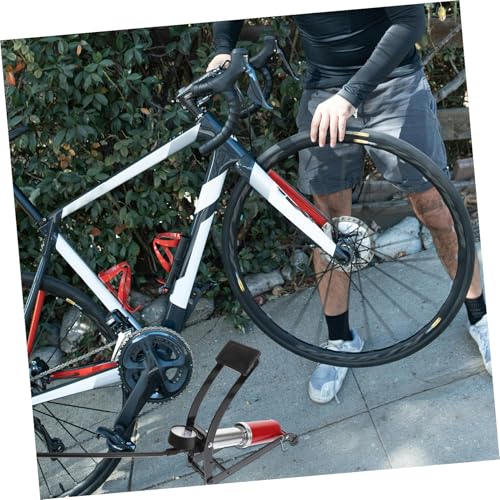 Bomba de pie para coche inflador de neumáticos portátil de ciclismo y motocicleta 6