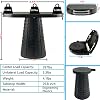 Portable Folding Table and Stool 2 in 1, Mesa Plegable Ligera para Camping Picnic Playa, Mesa Pequeña Plegable para Fiesta miniatura 4