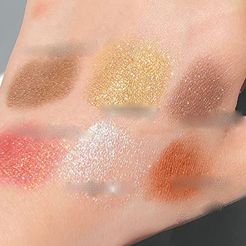 Knachohel 2-In-1 Pearlescent Eyeshadow Makeup Pen, Glitter Highlighter Makeup (3# Light Brown) #TOP5