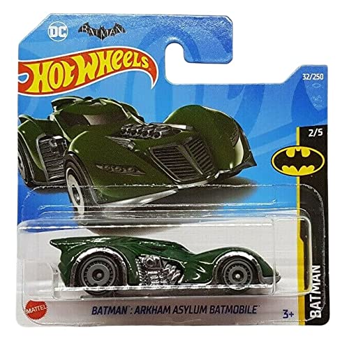 Hot Wheels - Arkham Asylum Batmobile - Batman 2/5 - HCV63 - Short Card - DC - Mattel 2022