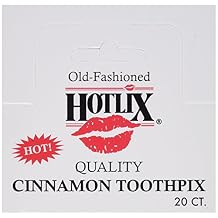 Hotlix Old Fashioned Quality Cinnamon Toothpix Pack of 20