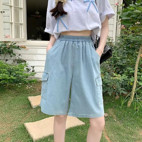 Shorts en vrac à la mode coupe droite ample pour femme