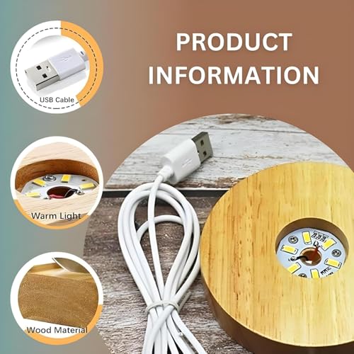Image of COVACURE 3D Whale Crystal Ball Night Lamp, Crystal Ball Night Light with USB, LED Wooden Base Table Light for Bedroom Home Office Decoration Birthday Gift for Boys and Girls (3D Whale Lamp)