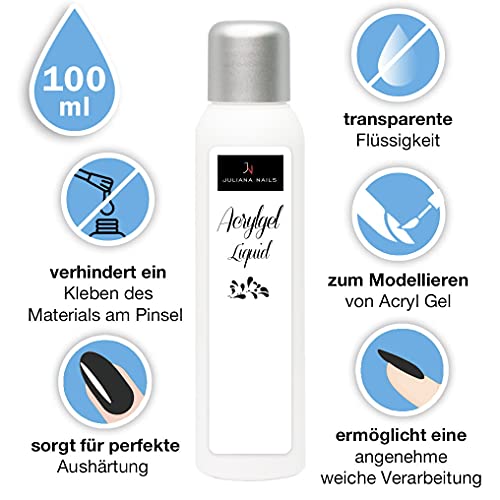 Juliana Nails - Acrylgel Liquid 100ml | Acrylgel Modellage – Bild 4