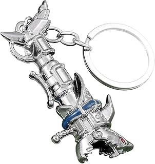 Cyberpunk Keychain – Anime Movie Shark Rocket Bottle Opener Pendant for Men and Women