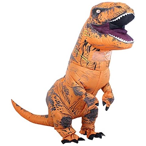Aufblasbares Dinosaurier-Kostüm für Erwachsene, T-Rex- und Jurassic-Kostüm Cover