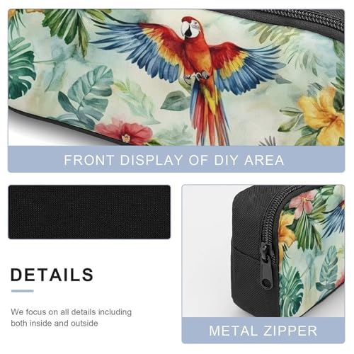 Vintage Jungle Animals Parrots Birds Large Travel Backpacks Carry on Backpack Weekender Bag with 2 Storage Pockets for Men And Women4