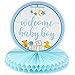 Sparkle and Bash Boy Baby Shower Table Decorations, Yellow Duck Honeycomb Centerpieces (8.25 x 7.5 in), Pack of 6