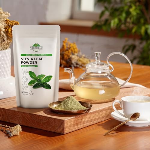 Image of 4 oz. Stevia Powder Pure Stevia Herbal Tea - 113g Extract Powder Herb Tea Estevia