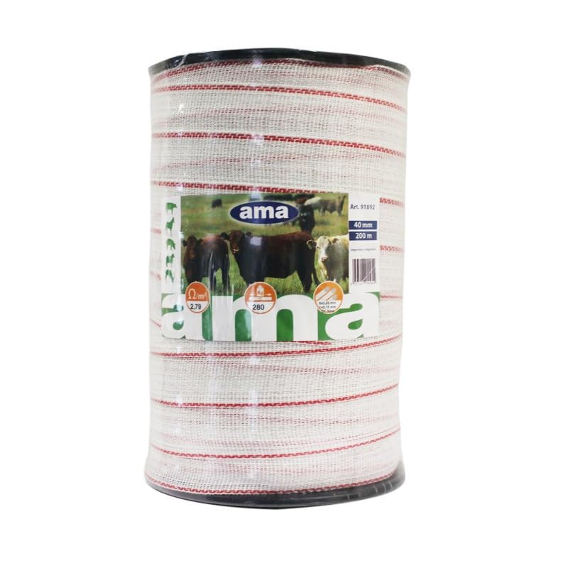 LEM Select Weidezaunband, Stahlfaser, 40 mm – 200 m