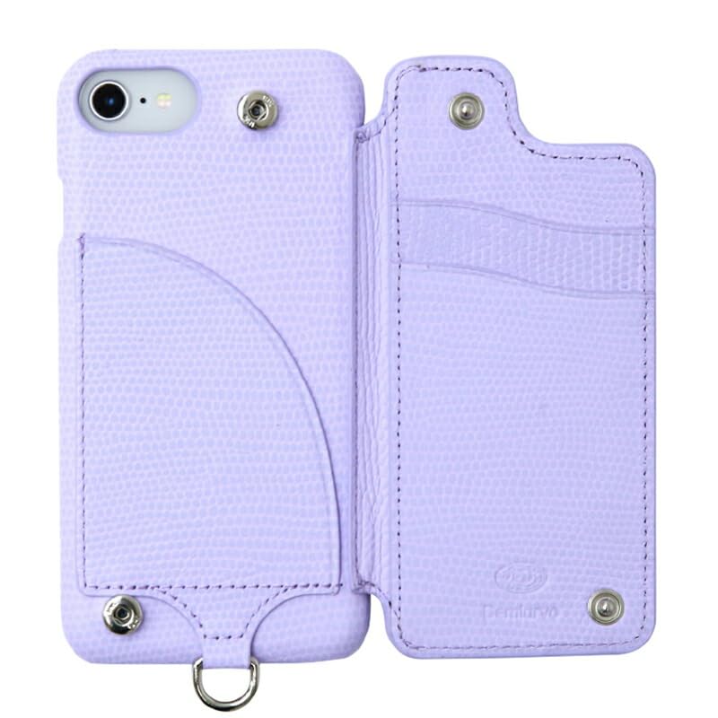 【新品】デミュウDEMIU スマホケース リザード型ラベンダー iPhoneSE Amazon.co.jp: 【 DEMIU デミュウ 】 〔 iPhone対応 SE3/SE2/8/7/6s/6