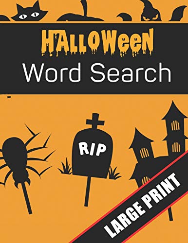 Halloween Word Search Large Print: 96 Word Search Activities for Everyone (Holiday Word Search)