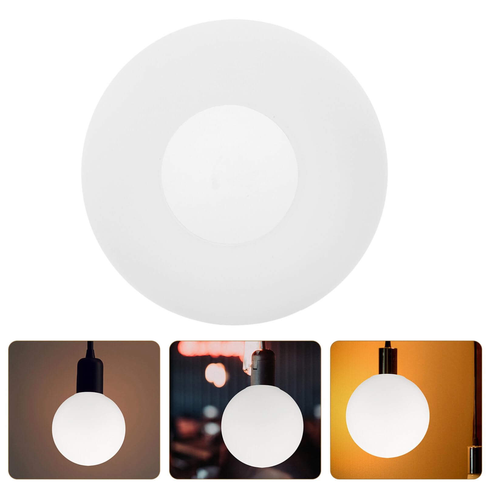 Paralume in Vetro Satinato per lampade da Terra, Applique e lampade a Sospensione. Design Moderno a Globo, Elegante Elemento d'arredo per l'illuminazione.