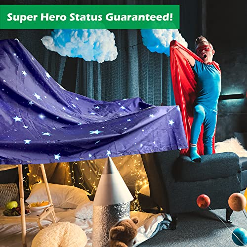 Blanket Fort Building Kit For Kids 4-8 8-12+ - Build A Fort For Kids, Ultimate Fort Builder - Kids Forts Indoor Fort, Outdoor Fort Kit By Molcey - Girls/Boys Toys Age 6-8,Gifts For 5 6 7 Year Old Boys #TOP3