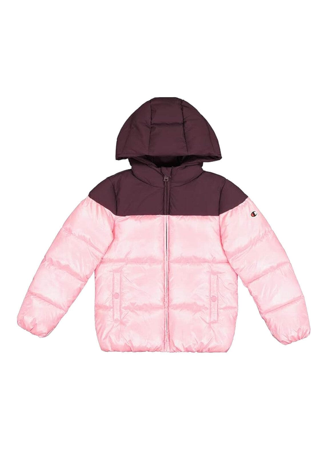 Champion Legacy Outdoor G (405041) - Wr Woven Nylon Cirè 37gr Hooded Giacca Bambine e ragazze (Pacco da 1)