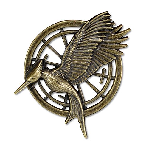 The Hunger Games 2 Movie Catching Fire Mockingjay Brooch Pin Bronze Ship From US
