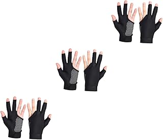 Toddmomy 2 Pairs snooker table exercise gloves accessories for men fitness gloves gym gloves fingerless billiards equipment billiard gloves for men snooker cue pool table club sports man