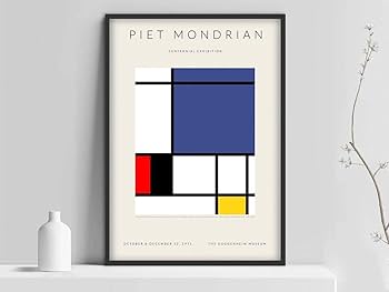 アートポスター ピエト・モンドリアン ミュージアムポスター アートポスター ピエト・モンドリアン ミュージアムポスター