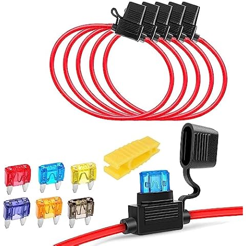 Gebildet Waterproof Fuse Holder Set with Fuses Cover