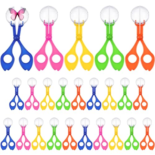WILLBOND 24 Pcs Handy Scoopers Tongs Tweezers Scissors Multifunctional Exploration Outdoor Tools Nature Fine Motor Sensory Table Toys