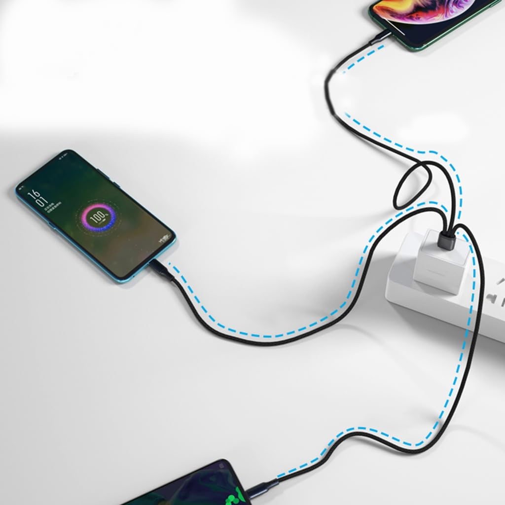 USB 2.0 typ A męski na 3 Micro USB męski kabel do ładowania kabel zasilający