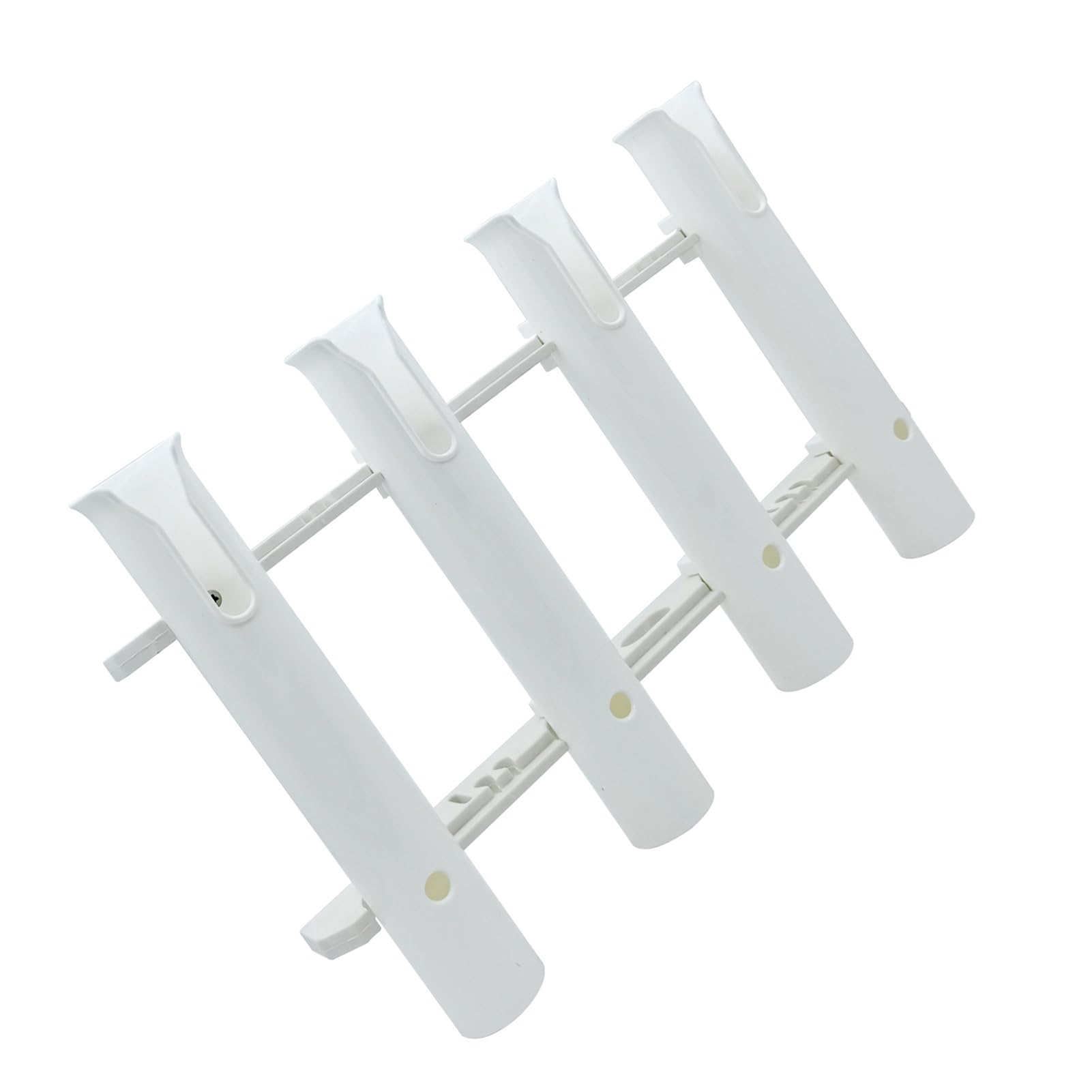 Supporto Portacanne Verticale 4 Tubi per Barche Garage | Staffa per portacanne, plastica resistente per PC, accesso rapido, supporto stabile, installazione facile, per barca,
