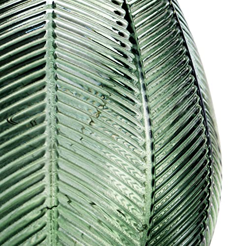 Décoration LED en verre vert bouteille AmeliaHome contre la lumière agressive