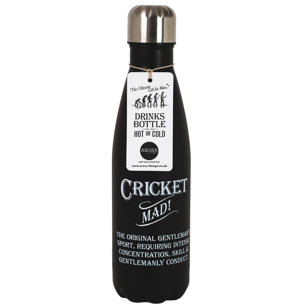 Rackhams Black Cricket Water Bottle