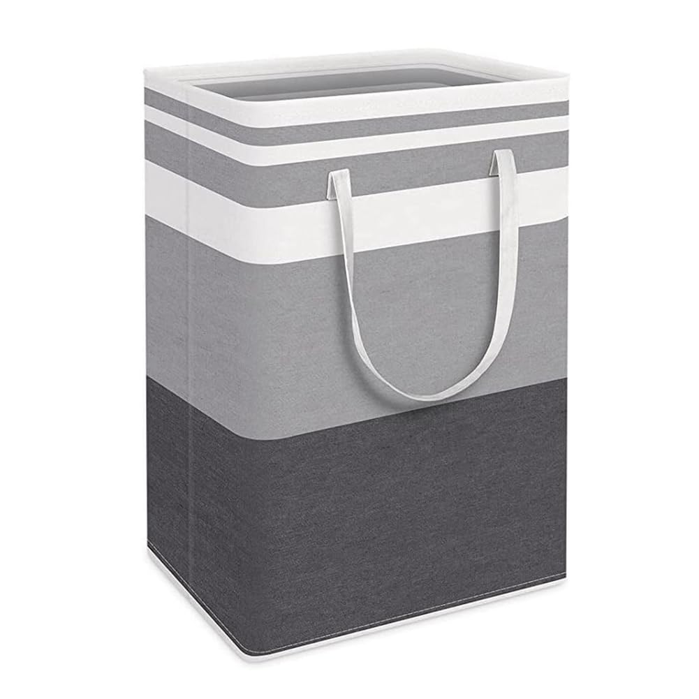 qimoi 1 Piece 75L Laundry Basket Bag Waterproof Washing Baskets with Extended Handles for Clothes Toys, A