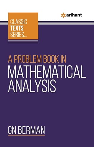 Arihant Classic Text Series - A Problem Book in Mathematical Analysis | Hints &amp; Solutions